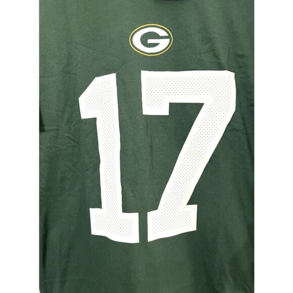 Green Bay Packers Shirt Mens Medium NFL Football Adams 17 Nike Team Apparel NEW - Picture 4 of 6